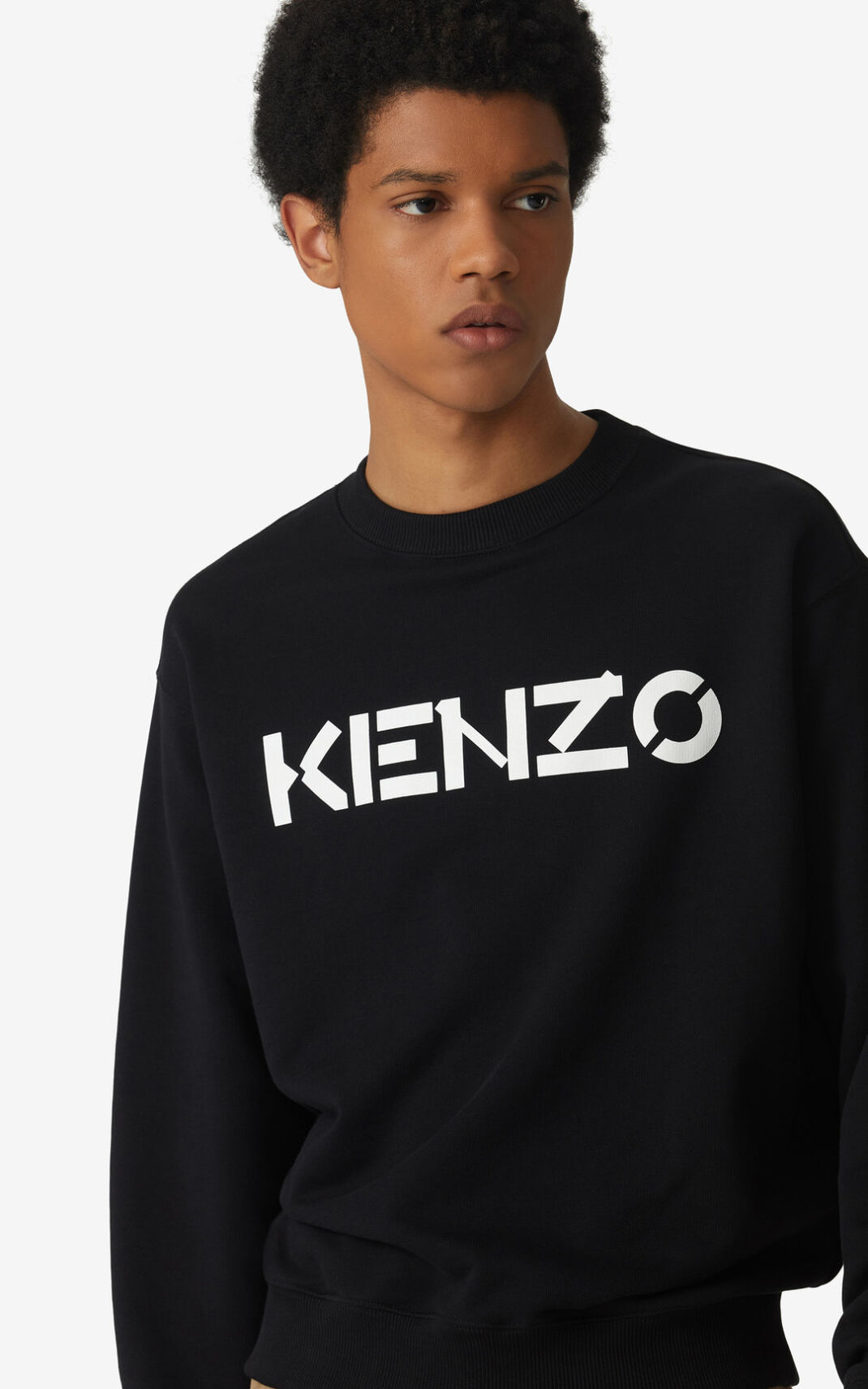 Sweat Kenzo Homme Logo Noir TCRYA-8340